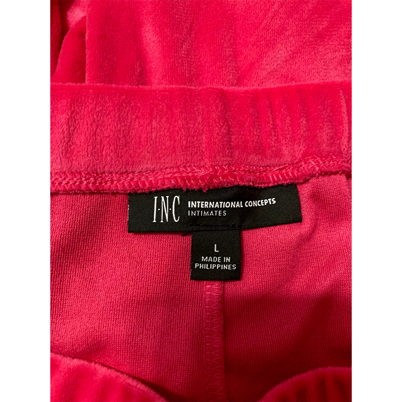 INC Pajama Pants Only Waistband Red L