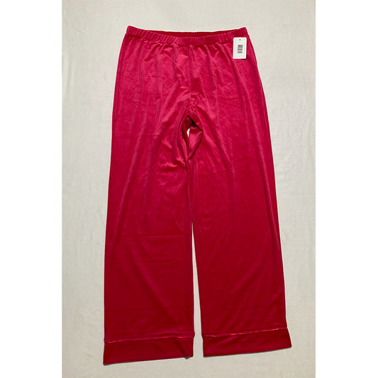 INC Pajama Pants Only Waistband Red L