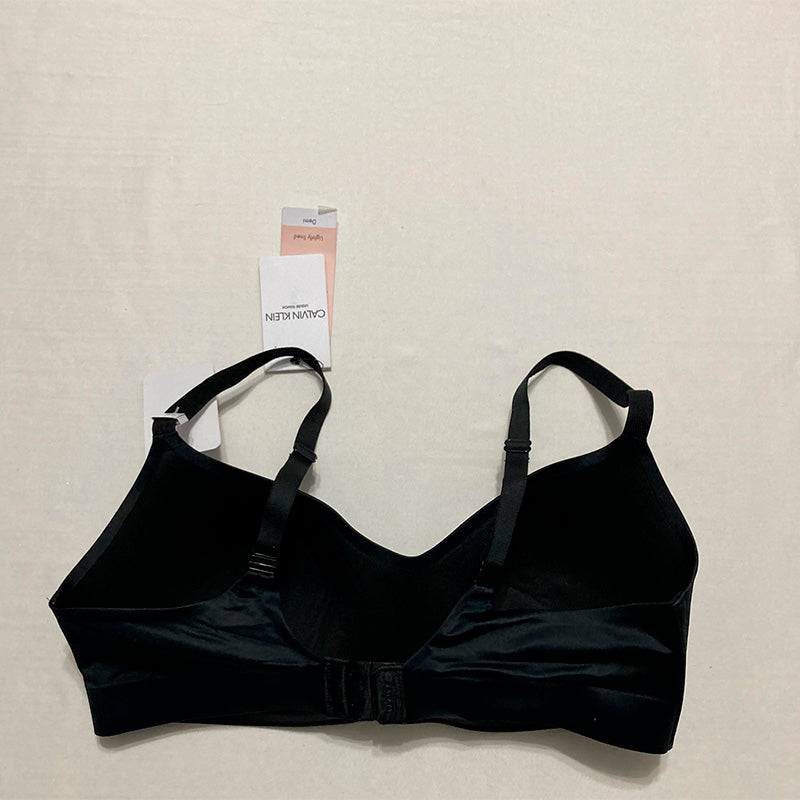 NWD Calvin Klein Liquid Touch Lightly Lined Bla Black 36C