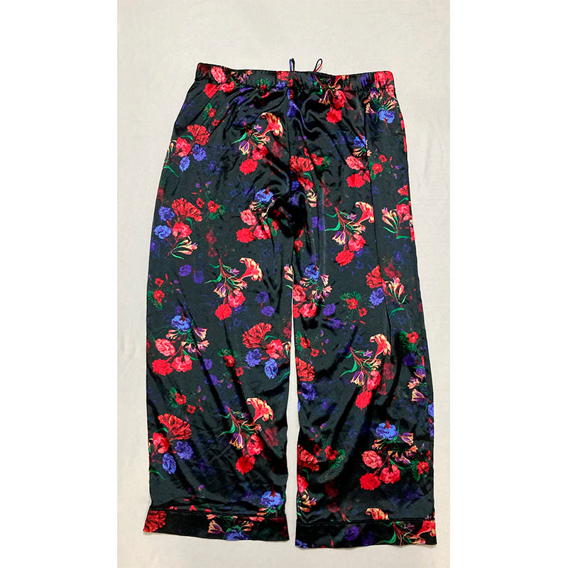 INC Only Sleep Pajama Pant Black Floral