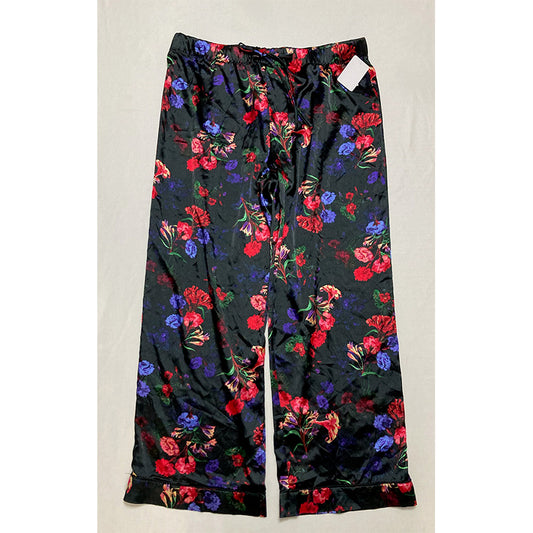 INC Only Sleep Pajama Pant Black Floral