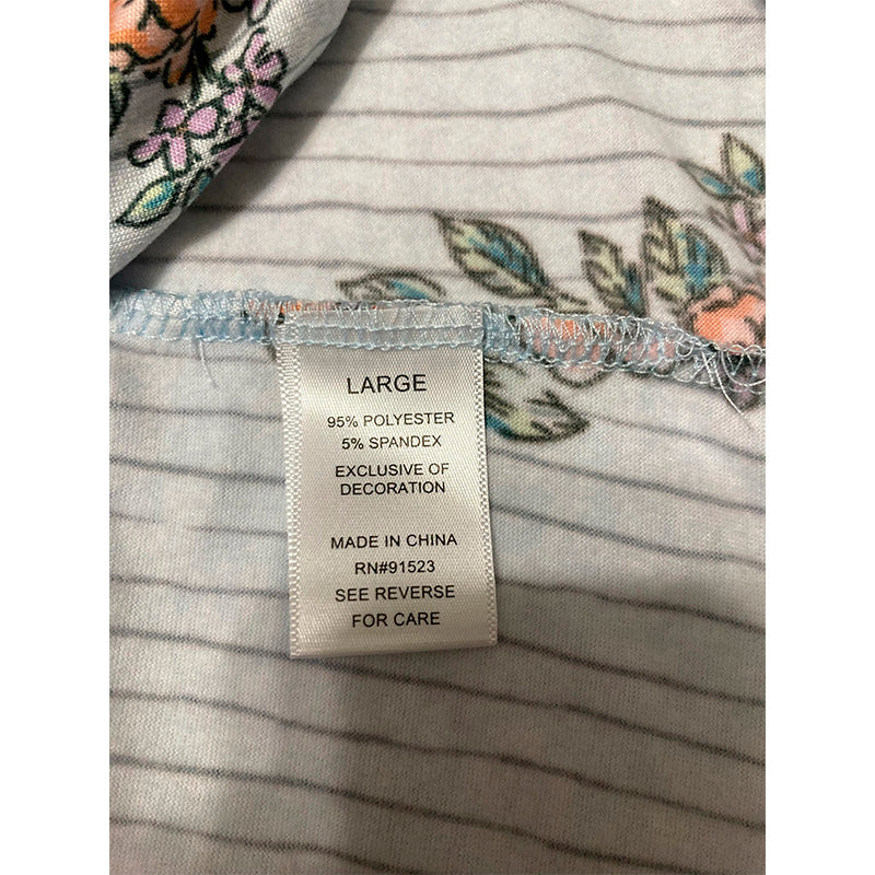Roudelain Only Pajama Top Multicolor L
