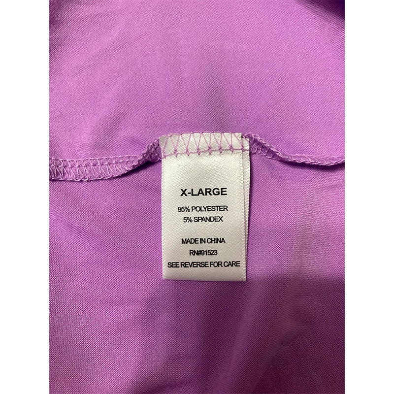 Roudelain Only Pajama Top Round Neck Purple XL