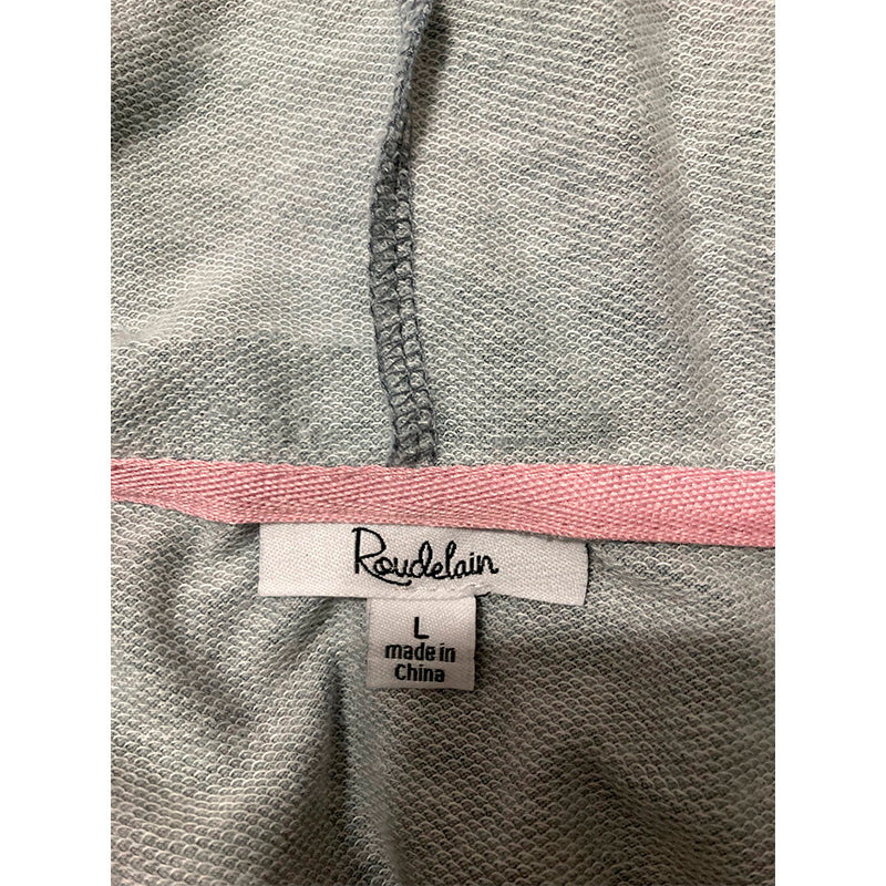 Roudelain Hoodie Only Pajama Top Grey L