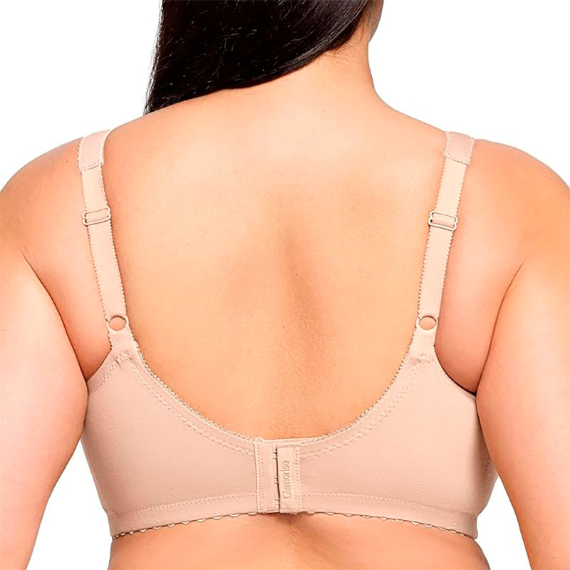 Glamorise Full Figure Plus Size MagicLift Cotton Nude 42D