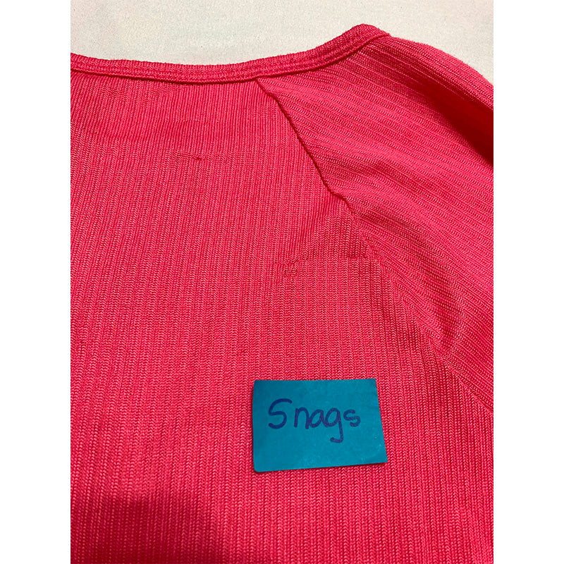 NWD Jenni Split-Neck Pajama Top Pink S