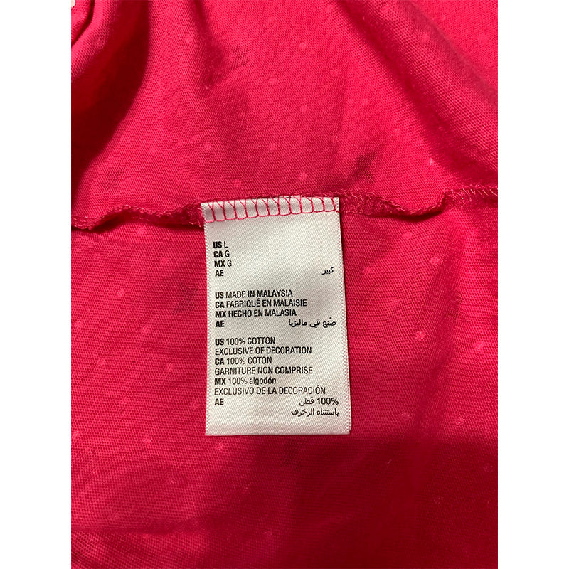 Charter Club Pajama Top Only Polka Dot Red L