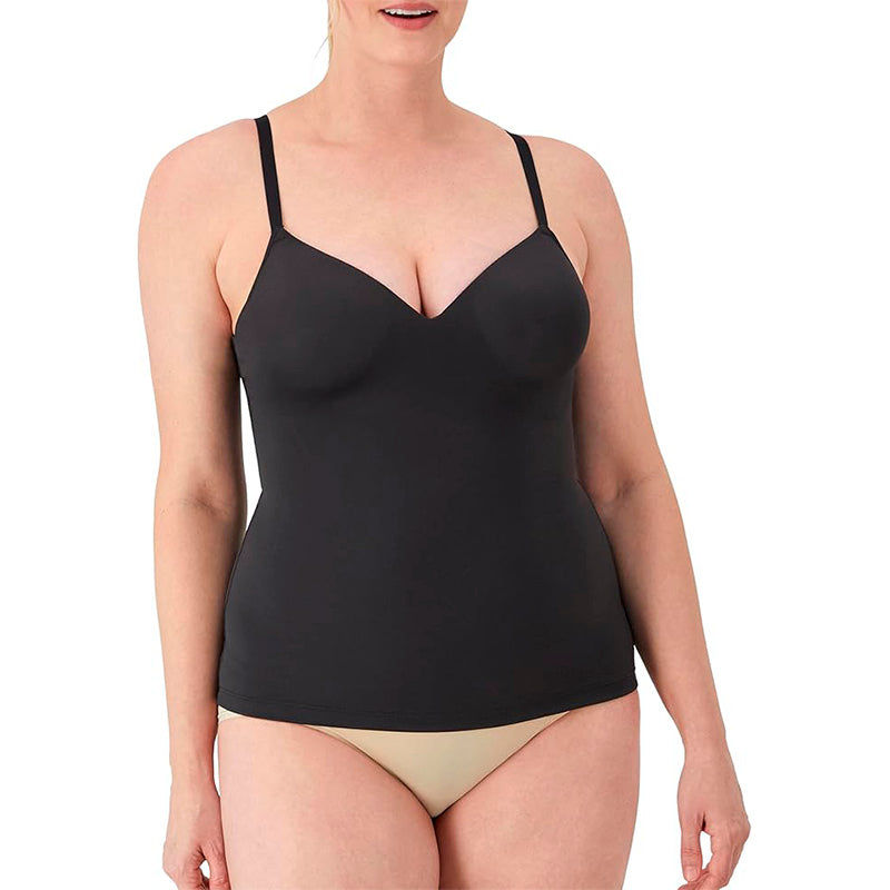 NWD Maidenform Wireless Foam Cami Firm Control Shaping Camisole Black L