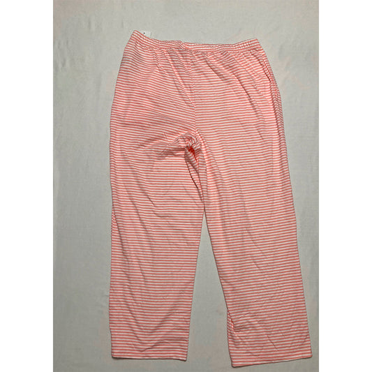Charter Club Only Sleep Pants Striped Peach S