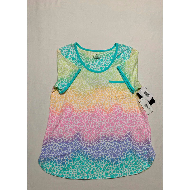 Cuddl Duds Only Pajama Top Multicolor S.