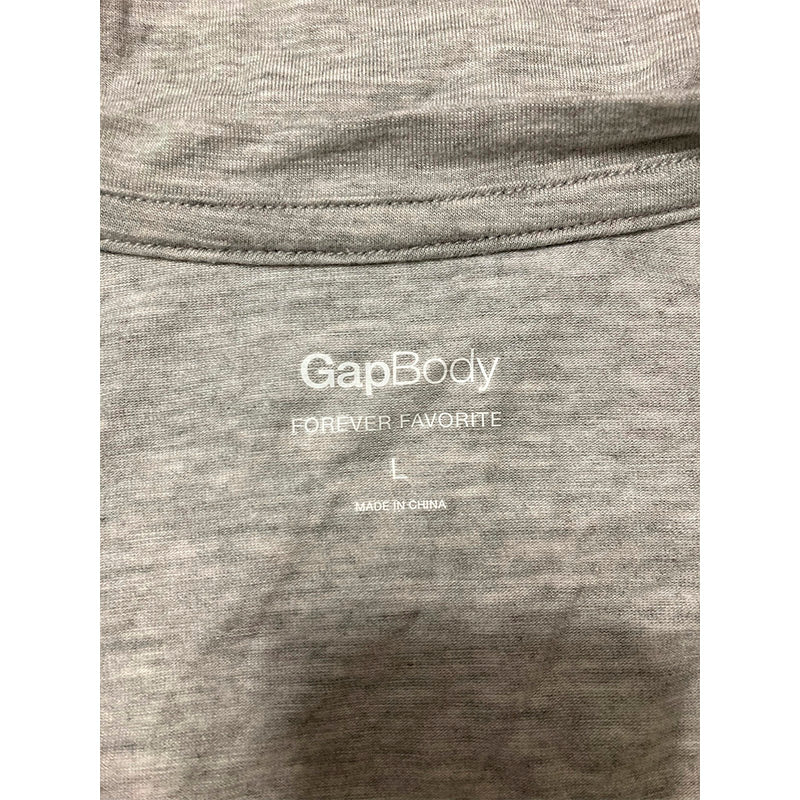 GapBody Long-Sleeve Crewneck Only Pajama Top Grey L