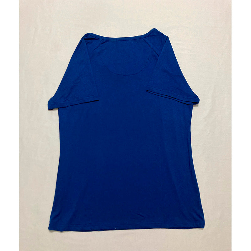 Ink + Ivy Sleep Top Only Round Neck Blue S