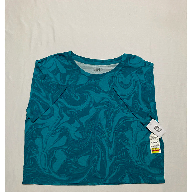 Jenni Only Sleeve Top Pajama Only Blue L