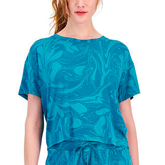 Jenni Only Sleeve Top Pajama Only Blue L