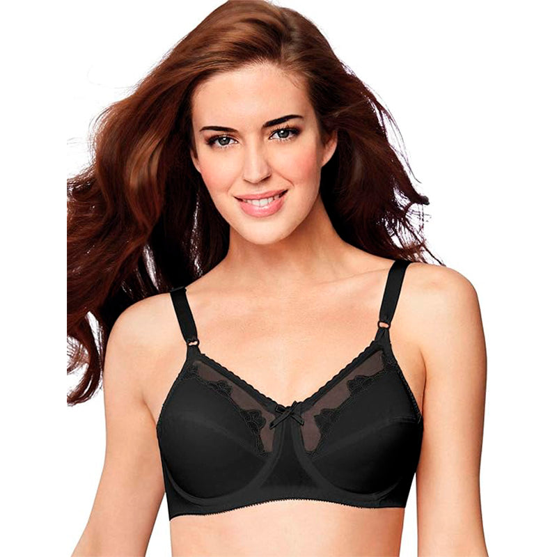 NWD Bali Flower Underwire Bra Black 42D
