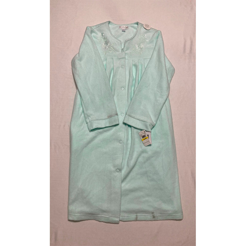 NWD Miss Elaine Robe Long Sleeve Green M