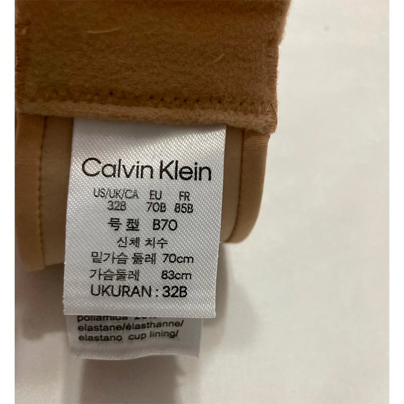NWD Calvin Klein Women's Perfectly Fit Strapless Bare 32B
