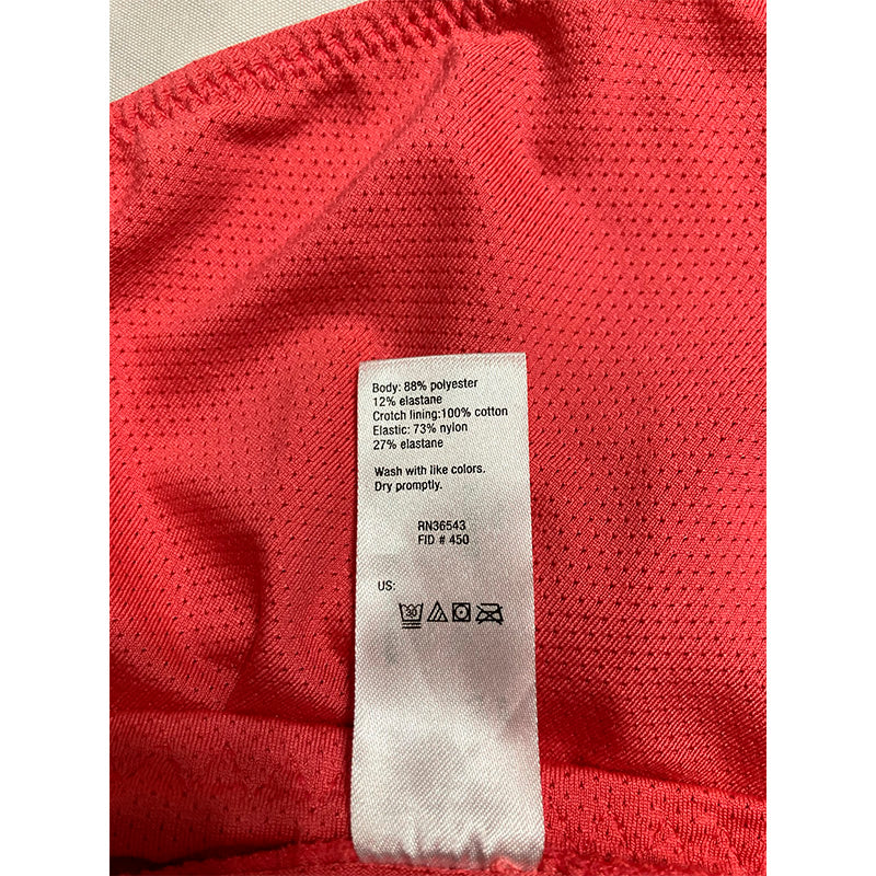 Warner's Mesh Microfiber High-Leg Underwear Red L