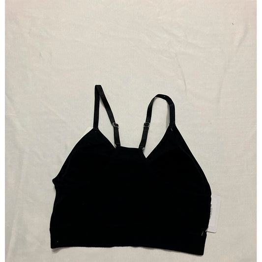 MEMOI Bralette Adjustable Straps Black L