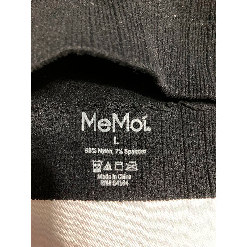 MEMOI Bralette Adjustable Straps Black L