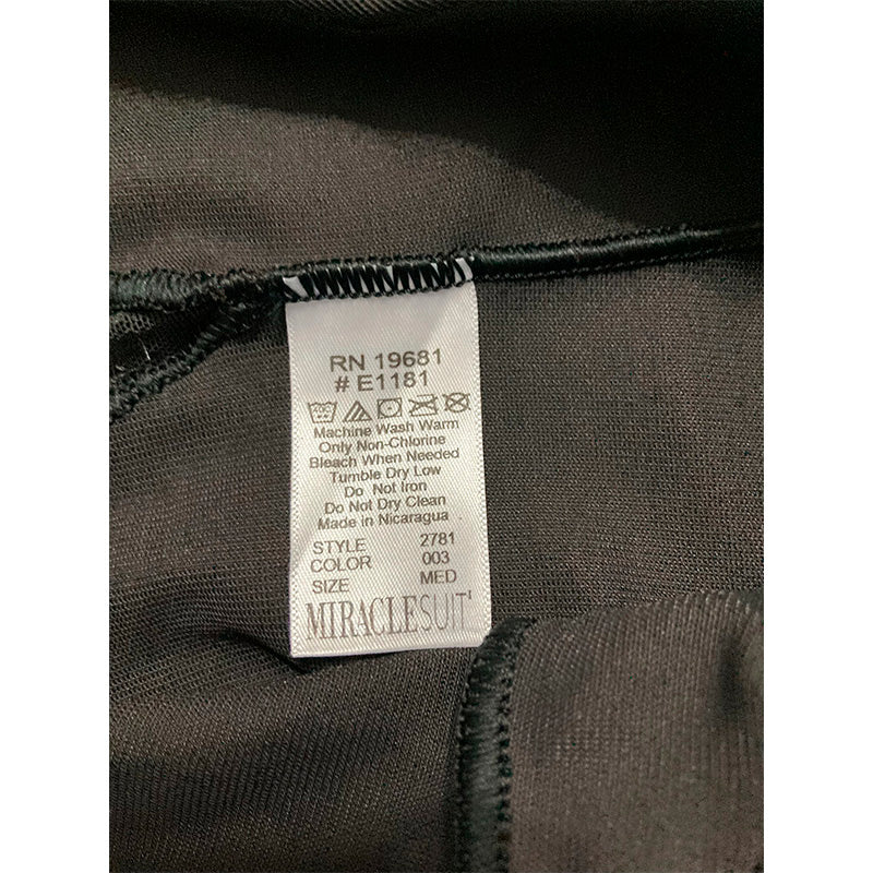 NWD Miraclesuit Shapewear Shaping Singlette Black M