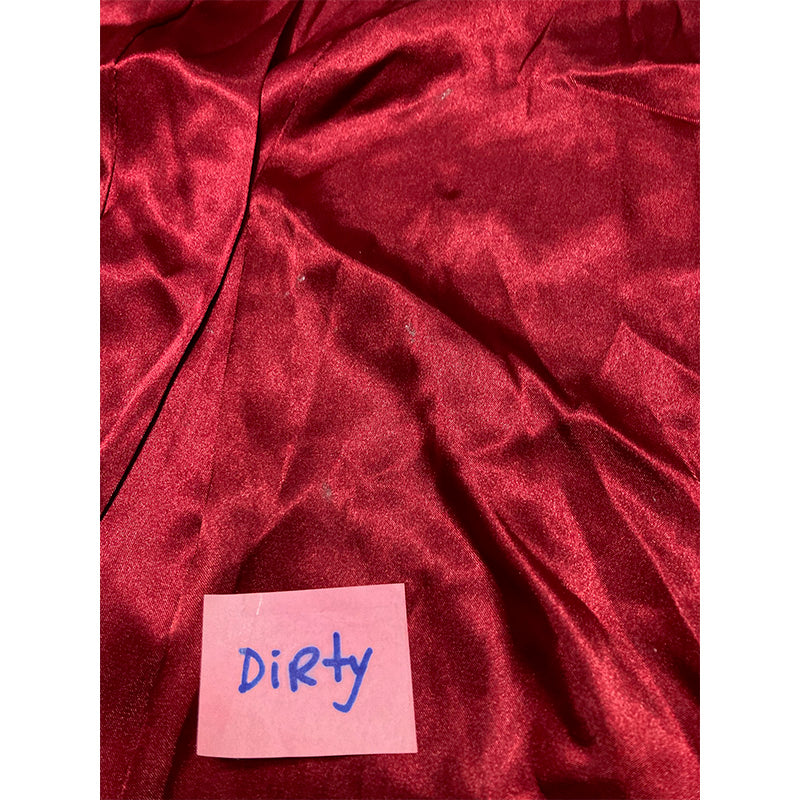 NWD Linea Donatella Wrap Robe Satin Burgundy M