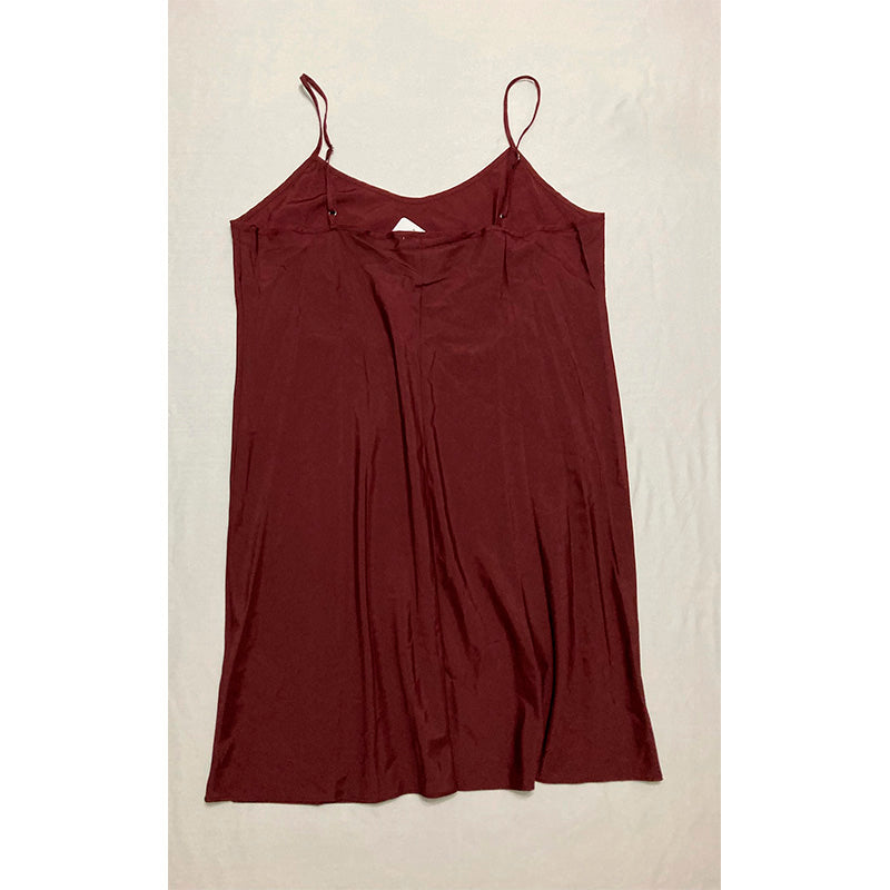 Nanette Sleepshirt Sleepwear Spaguetti Straps Burgundy 14
