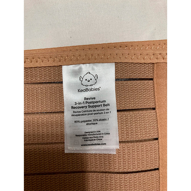 Keababies Revive 3-in-1 Postpartum Recovery Support Belt Beige