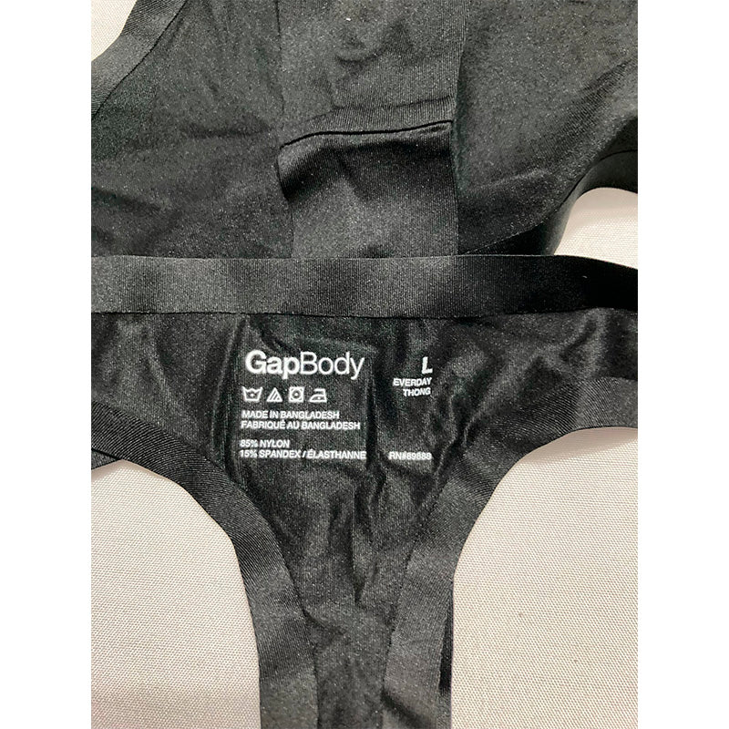 Gapbody Thong Logo Band Black L
