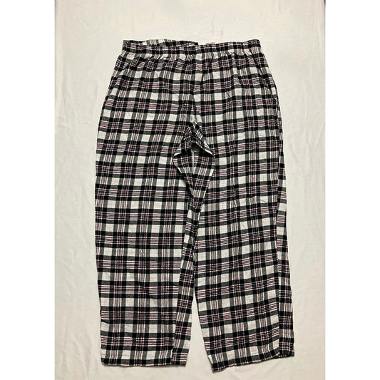 Charter Club Only Pajama Bottom Plaid Multicolor XL