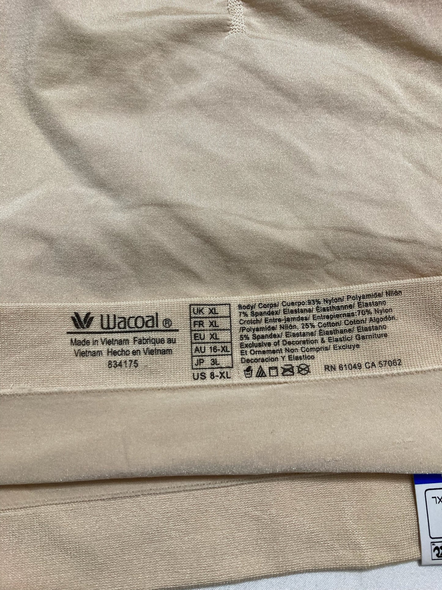 NWD Wacoal B-smooth High-cut Panty briefs underwear Sand XL