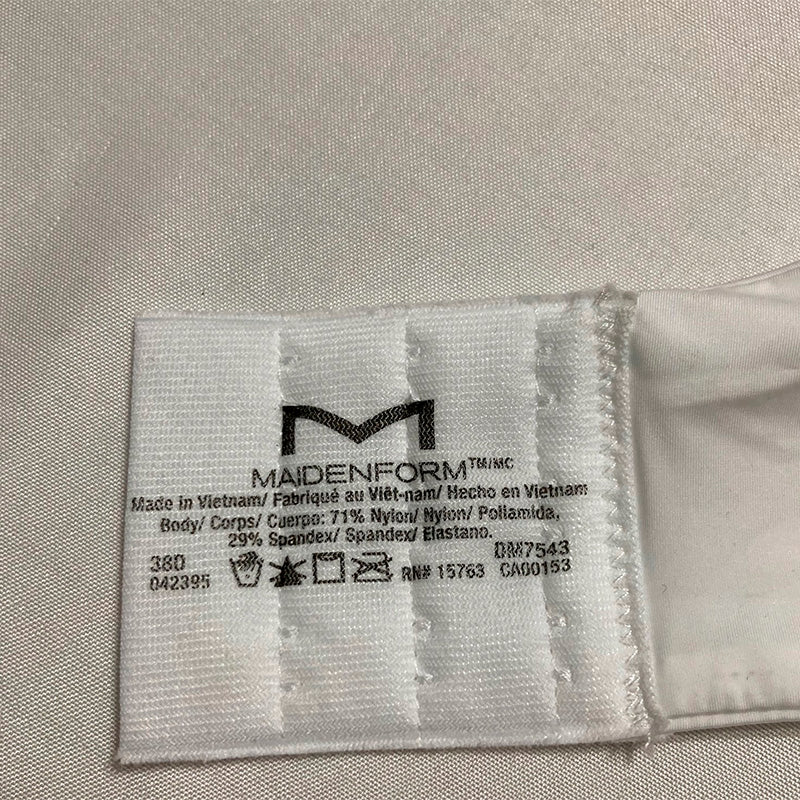 NWD Maidenform One Fab Fit Modern Demi Lightly Padded Convertible 38D