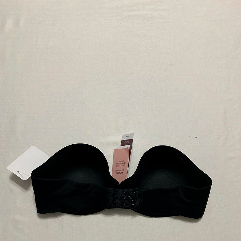 Calvin Klein Women's Perfectly Fit Strapless Convertible Push-Up Bra Black 34C