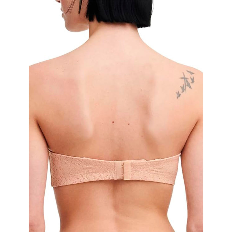 NWD Chantelle Easy Feel Norah Bra Bandeau T-Shirt Moulded Bra Nude 34DD