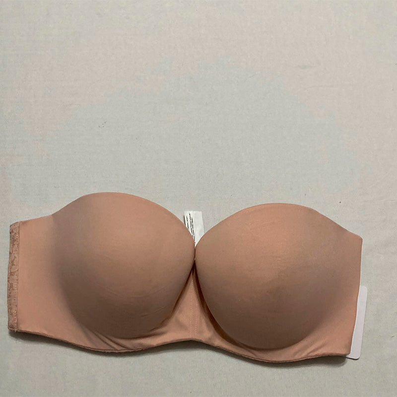 NWD Chantelle Easy Feel Norah Bra Bandeau T-Shirt Moulded Bra Nude 34DD