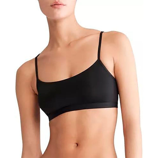 NWD Calvin Klein Form to Body Naturals Unlined Bralette Black L