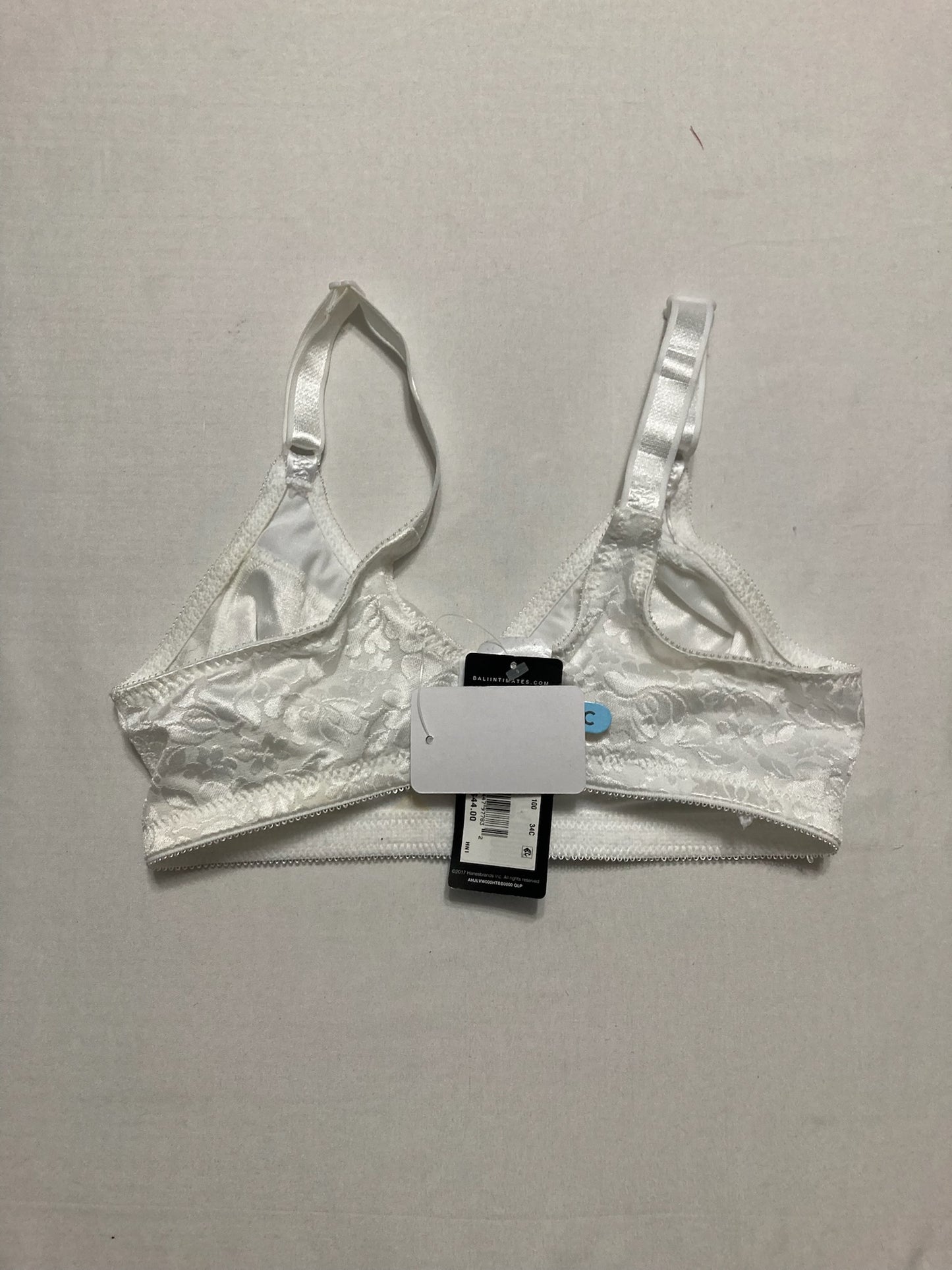 NWD Bali Double Support Spa Closure Wire-Free Bra White 34C