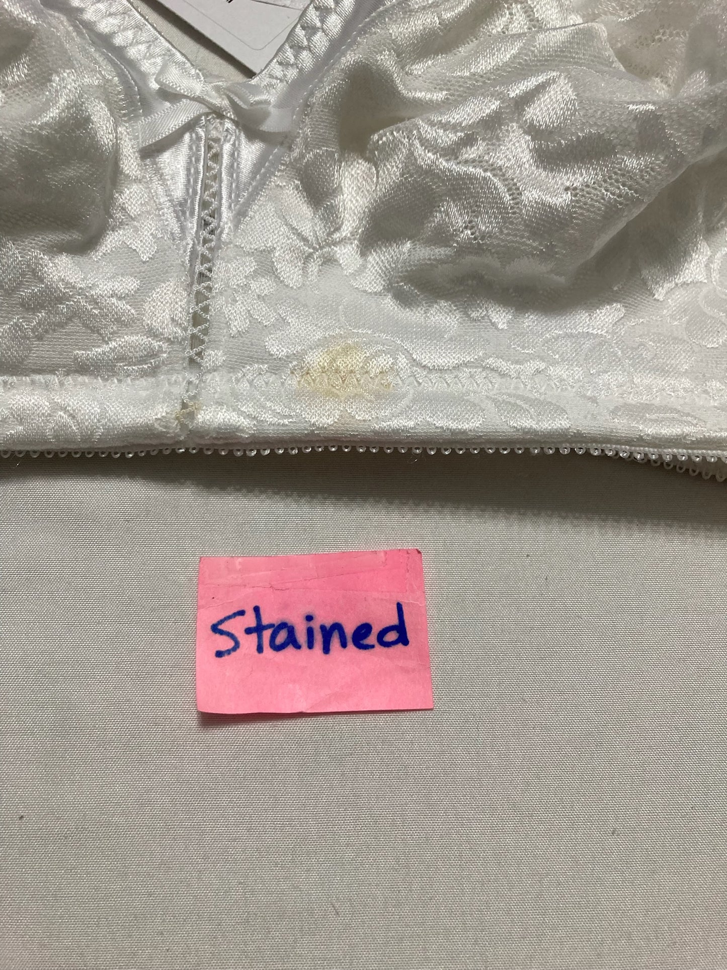 NWD Bali Double Support Spa Closure Wire-Free Bra White 34C