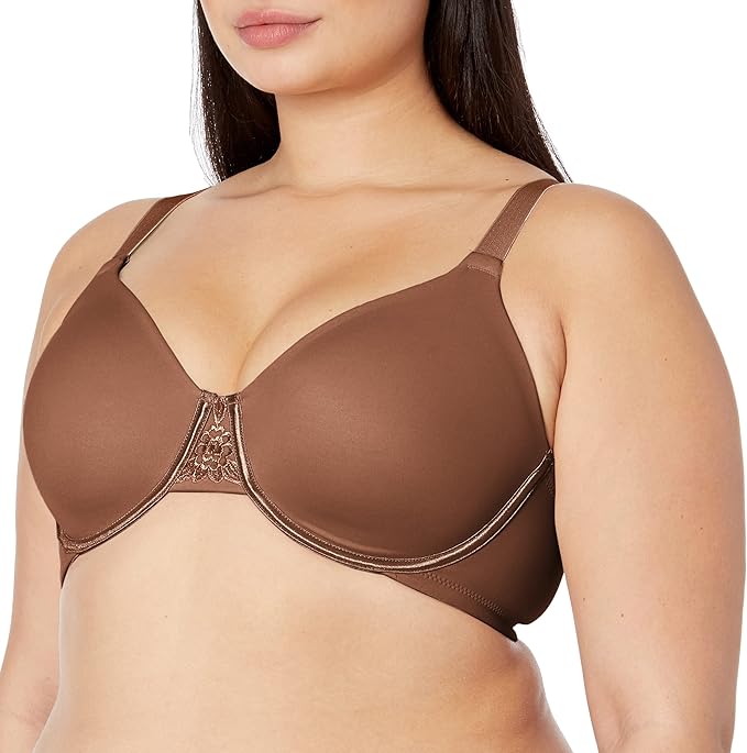 NWD Vanity Fair Beauty Back Full Figure Underwire Bra Cocoa 38C