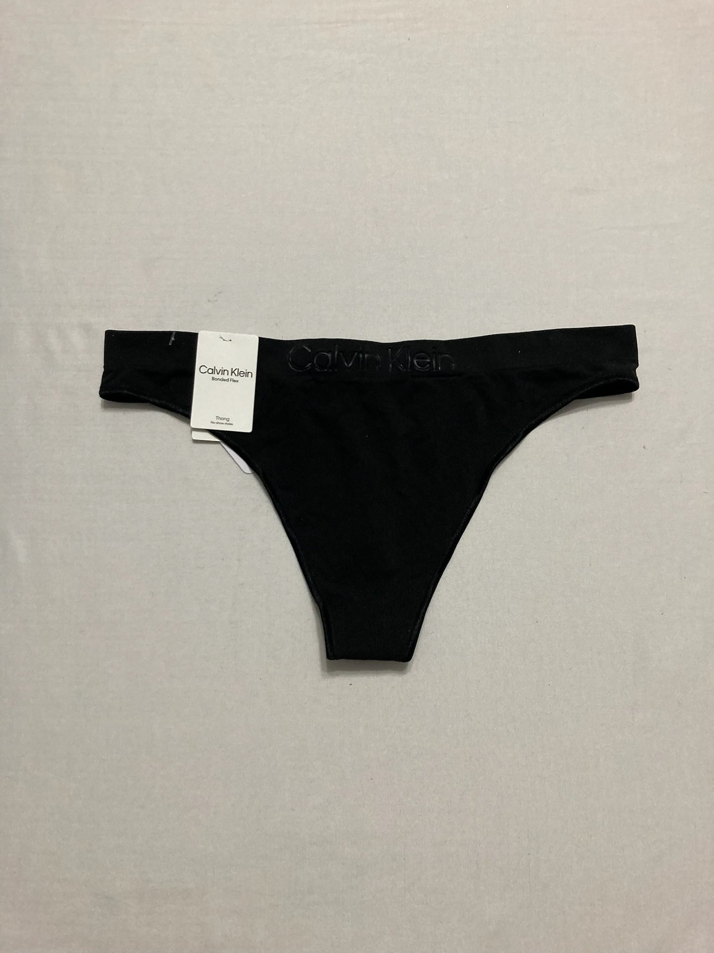 NWD Calvin Klein Bonded Flex Thong Black S