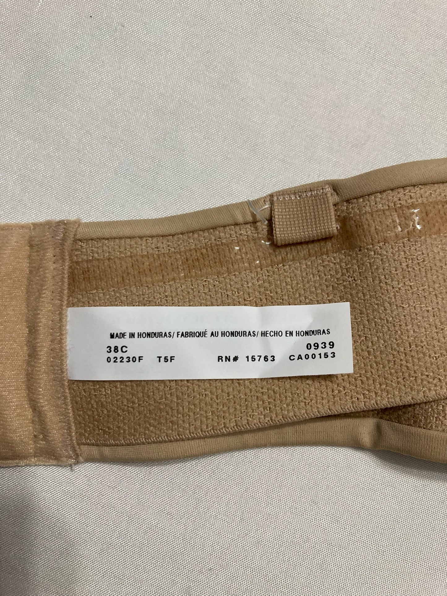 NWD Lilyette Tailored Strapless Minimzer Bra Body Beige 38C