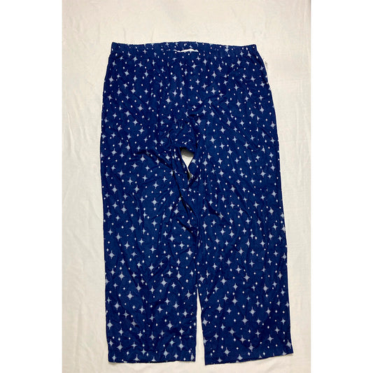 Charter Club Only Pajama Bottom Navy Stars 2XL