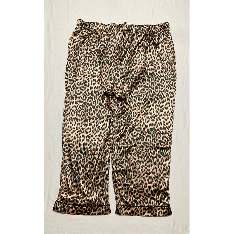 INC Only Sleep Pants Waist Band Animal Print 3X