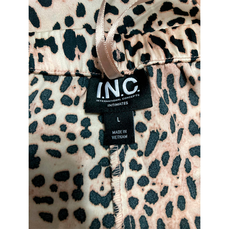 INC Only Sleep Pants Animal Print L