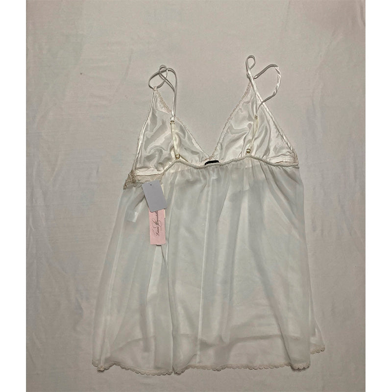 Linea Donatella Keepsake Babydoll Nightgown White XL