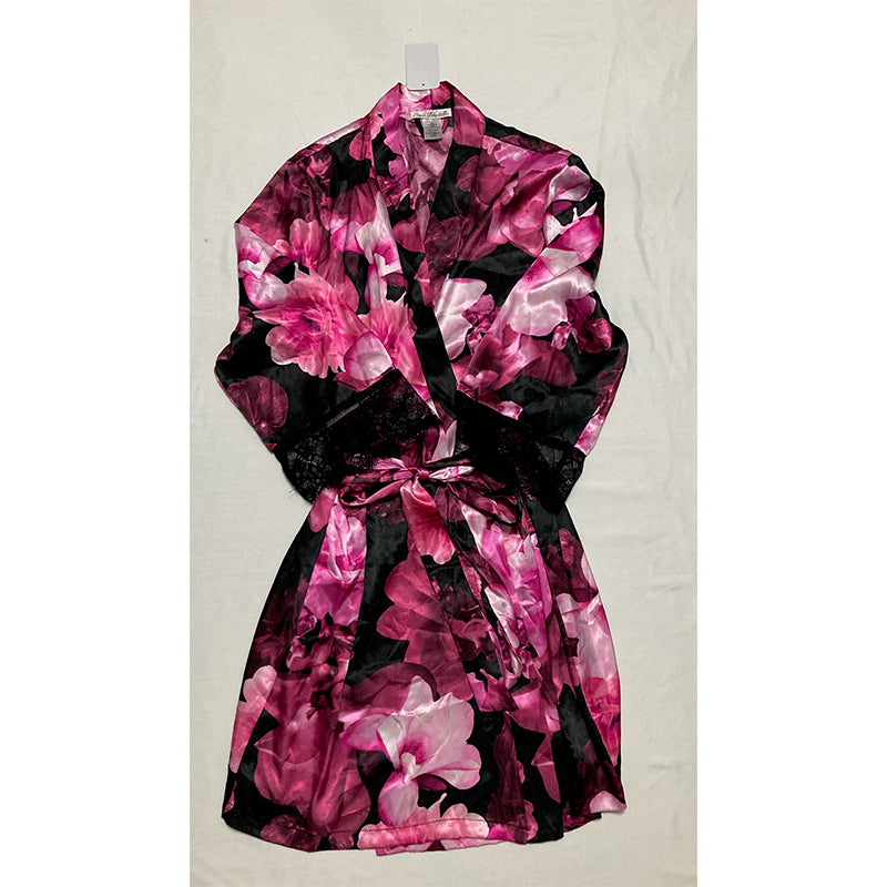 NWD Linea Donatella Wrap Robe Multicolor Floral M