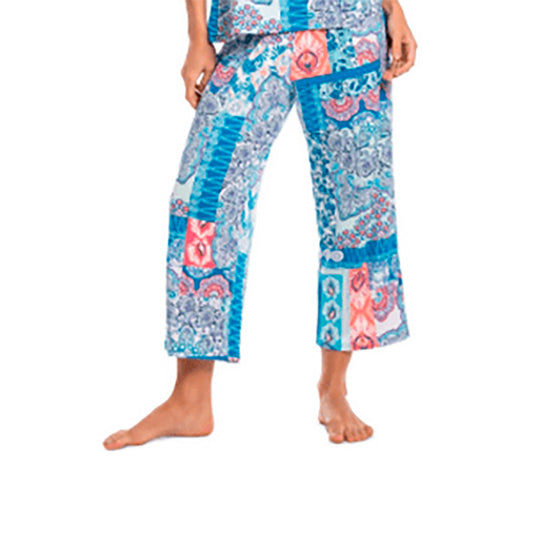 Linea Donatella Cropped Only Pajama Pants Multicolor S