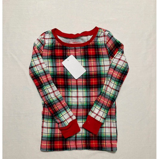 Holiday Lane Only Pajama Top Multicolor Plaid 4T