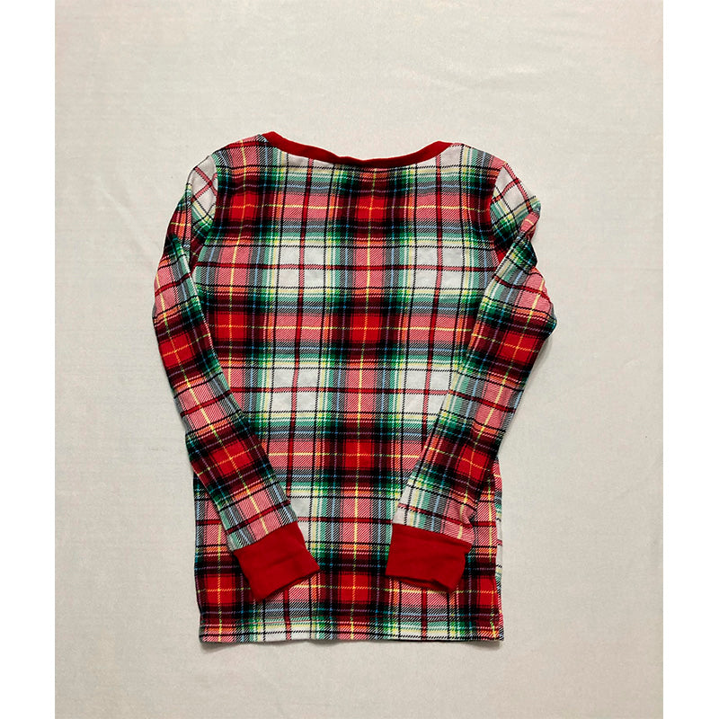 Holiday Lane Only Pajama Top Multicolor Plaid 4T