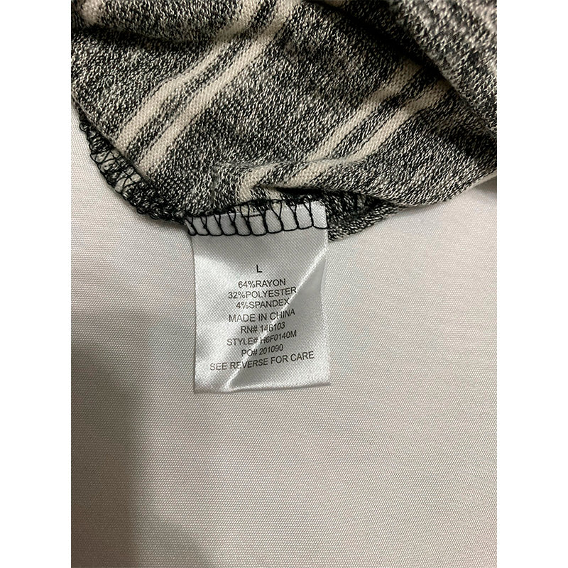 Hippie Rose Jogger Striped Grey L